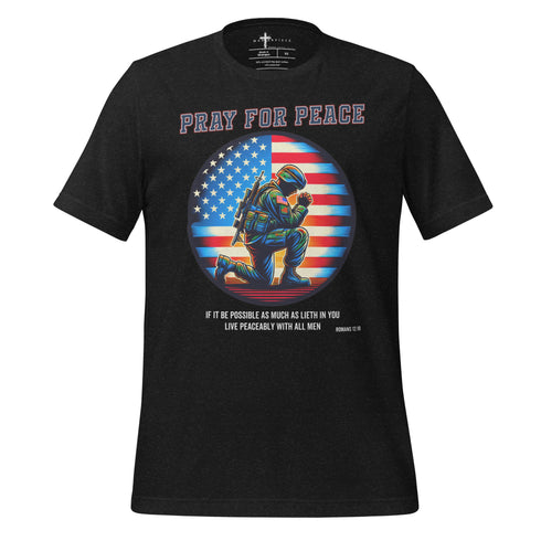 Pray for Peace Christian Bible Verse T-Shirt